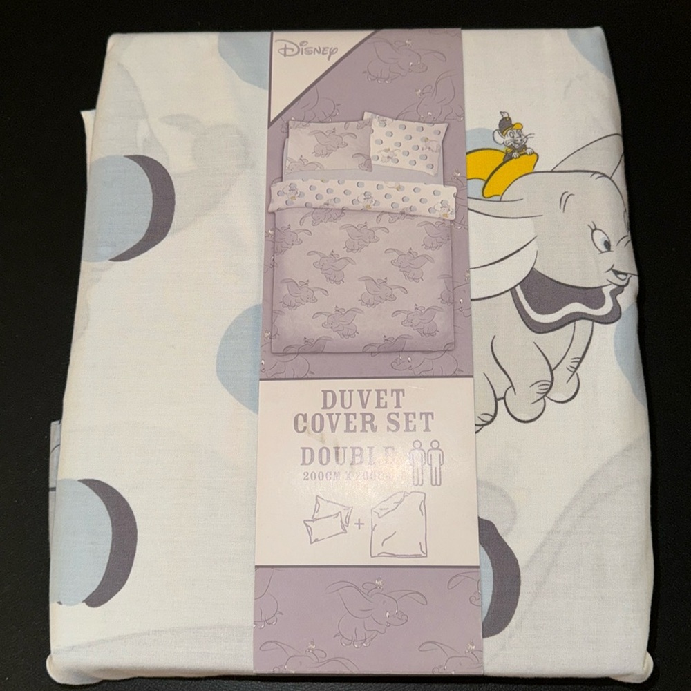 Disney Dumbo Double Duvet Cover Set